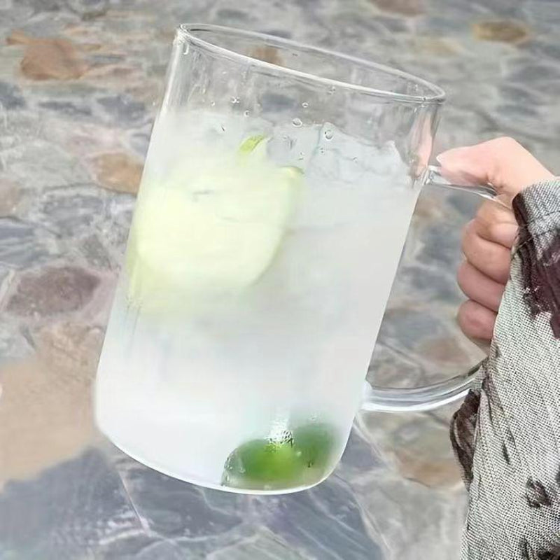 Glass Cup with Lid and Straw，33.81Oz Glass Water Cup，Drinking Cup for Home Office Use,Drinkware Gift Ldeas, Kitchen Accessories