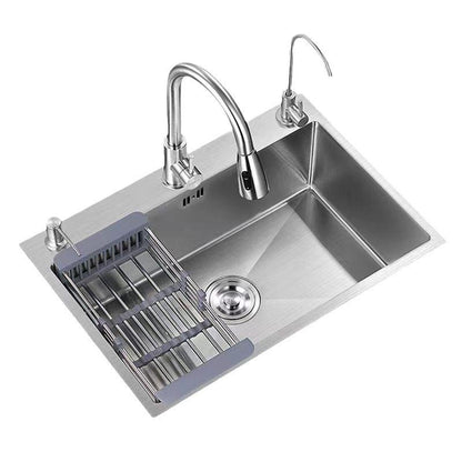 Adjustable 2-In-1 Drain Rack,Stainless Steel Retractable Dish Drying Rack, Kitchen Storage Organizer, Space-Saving, Rust-Resistant, Drainer Sink Dish