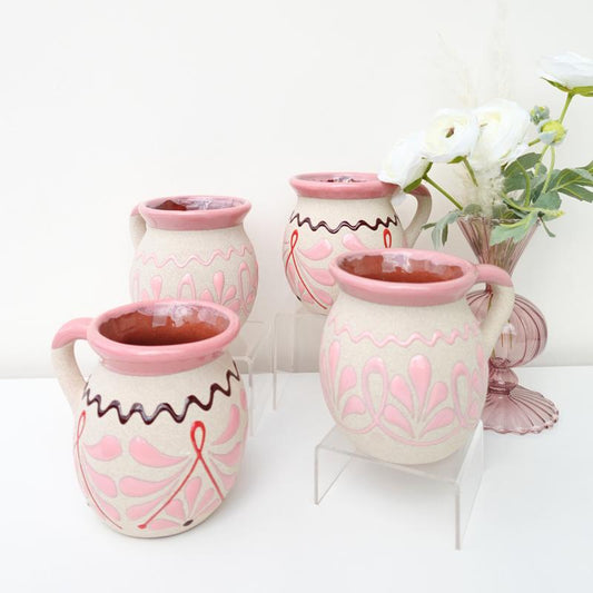 4 Pack Mothers Day Special Mexican Coffee Mugs ALL PINK